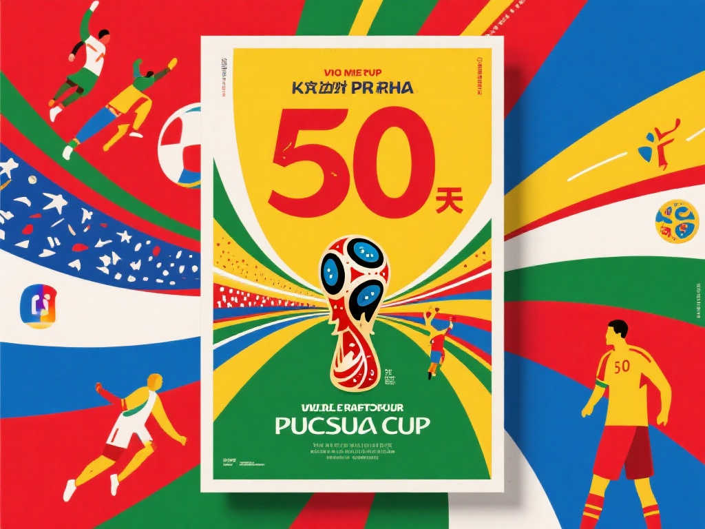 世界杯倒计时50天,官方海报发布引发热议 世界杯倒计时50天,官方海报发布引发热议