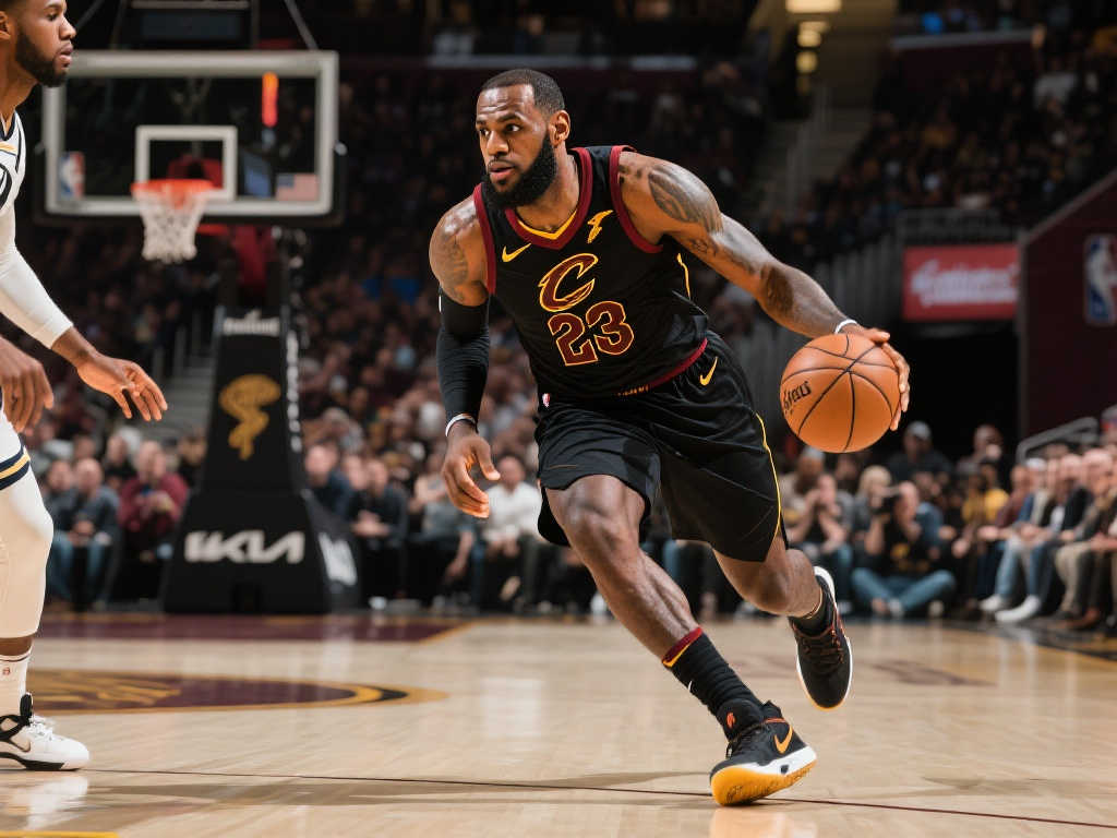 詹姆斯刷新生涯新纪录，稳坐NBA得分王宝座